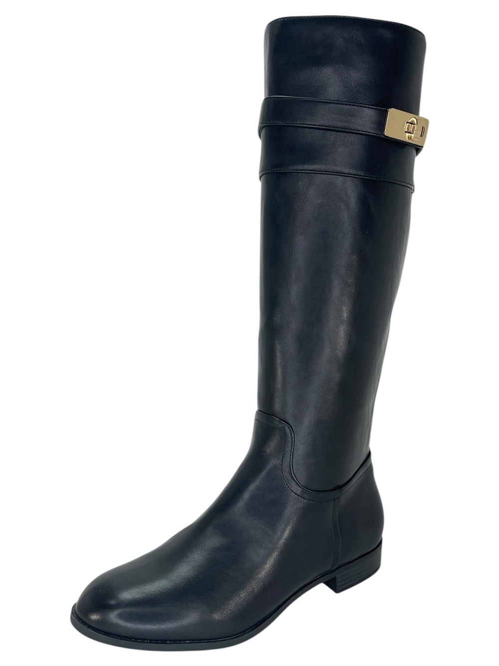 Giani Bernini Taharahh Black Faux Leather Knee High Womens Boots Size 9.5M - Picture 2 of 12